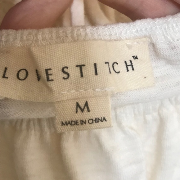 Lovestitch Cropped Tank with Back Tie - Medium - Picture 4 of 5